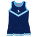 San Diego Toreros Vive La Fete Game Day Blue Sleeveless Cheerleader Dress