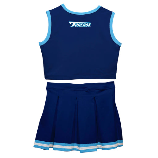 San Diego Toreros Vive La Fete Game Day Blue Sleeveless Chearleader Set - Vive La Fête - Online Apparel Store