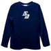 San Diego Toreros Embroidered Navy knit Long Sleeve Boys Tee Shirt