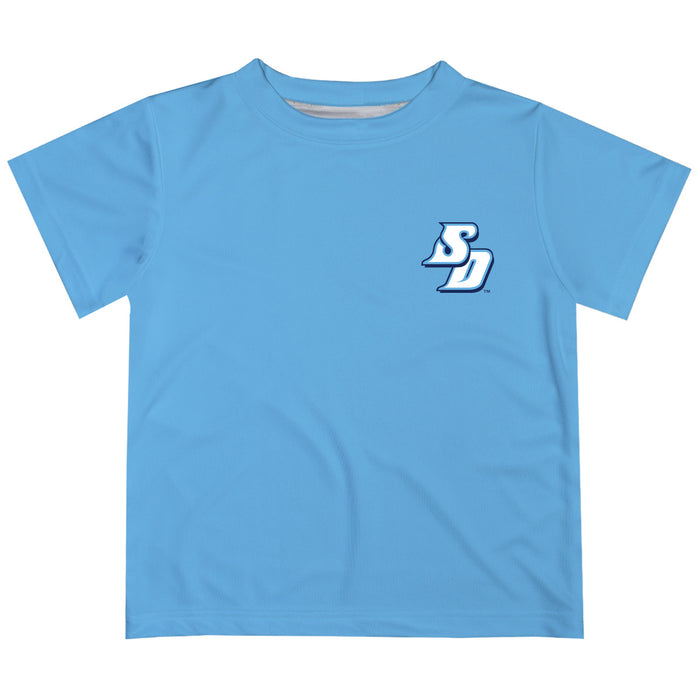 San Diego Toreros Hand Sketched Vive La Fete Impressions Artwork Boys Light Blue Short Sleeve Tee Shirt