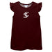 Santa Clara Broncos SCU Embroidered Maroon Knit Angel Sleeve