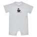 South Carolina State Bulldogs Embroidered White Knit Short Sleeve Boys Romper