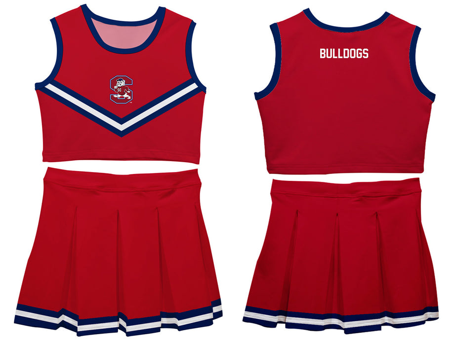 South Carolina State Bulldogs Vive La Fete Game Day Red Sleeveless Cheerleader Set - Vive La Fête - Online Apparel Store