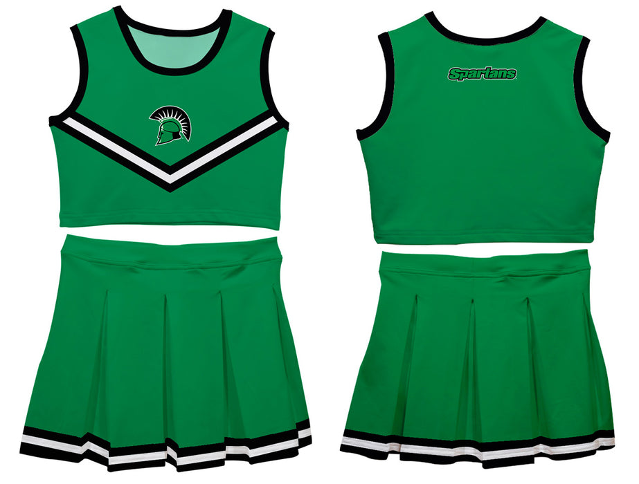 USC Upstate Spartans Vive La Fete Game Day Green Sleeveless Cheerleader Set - Vive La Fête - Online Apparel Store