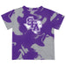 Stephen F. Austin University SFA Lumberjacks Vive La Fete Marble Boys Game Day Purple Short Sleeve Tee