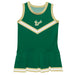 South Florida Bulls USF Vive La Fete Game Day Green Sleeveless Cheerleader Dress