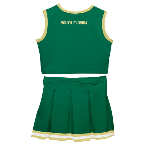 South Florida Bulls USF Vive La Fete Game Day Green Sleeveless Chearleader Set - Vive La Fête - Online Apparel Store