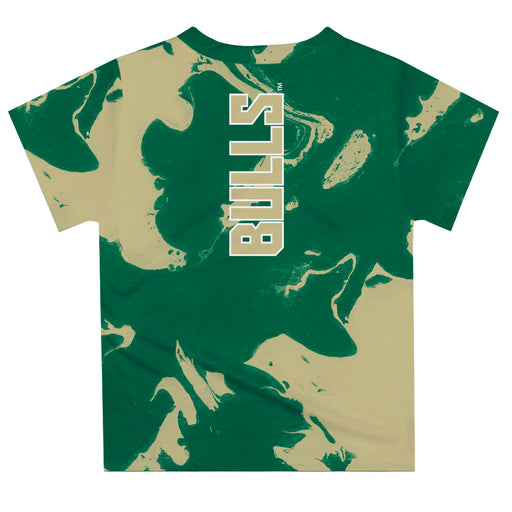 South Florida Bulls USF Vive La Fete Marble Boys Game Day Green Short Sleeve Tee - Vive La Fête - Online Apparel Store