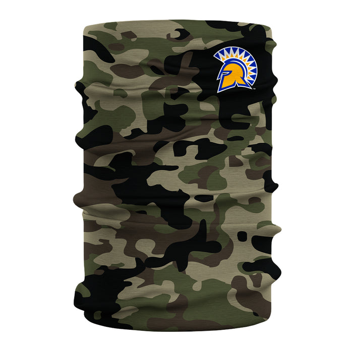 San Jose State University Spartans Neck Gaiter Camo Green - Vive La Fête - Online Apparel Store