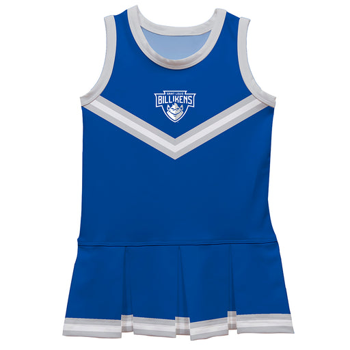 Saint Louis Billikens SLU Vive La Fete Game Day Blue Sleeveless Cheerleader Dress