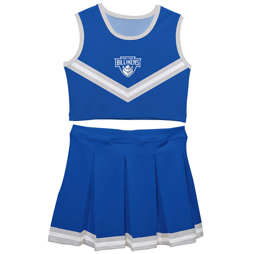 Saint Louis Billikens SLU Vive La Fete Game Day Blue Sleeveless Cheerleader Set