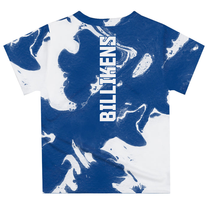 Saint Louis University Billikens SLU Vive La Fete Marble Boys Game Day Blue Short Sleeve Tee - Vive La Fête - Online Apparel Store