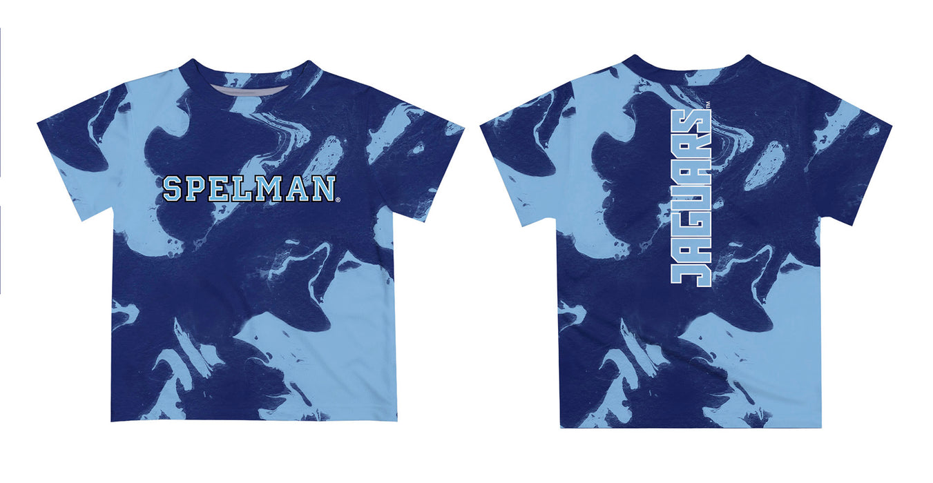 Spelman College Vive La Fete Marble Boys Game Day Blue Short Sleeve Tee - Vive La Fête - Online Apparel Store