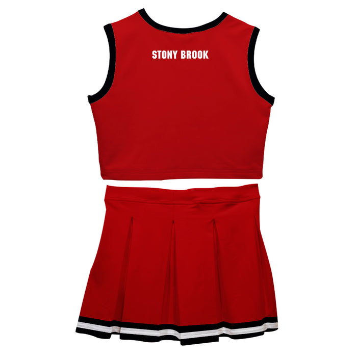 Stony Brook Seawolves Vive La Fete Game Day Red Sleeveless Cheerleader Set - Vive La Fête - Online Apparel Store