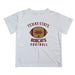 TXST Texas State Bobcats Vive La Fete Football V2 White Short Sleeve Tee Shirt