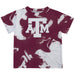 Texas A&M Aggies Vive La Fete Marble Boys Game Day Aggie Maroon Short Sleeve Tee