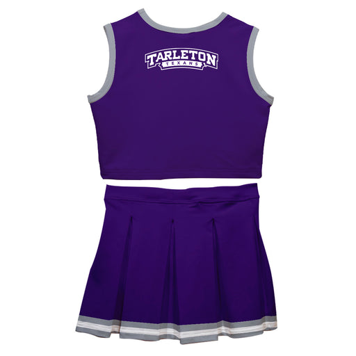 Tarleton State University Vive La Fete Game Day Purple Sleeveless Chearleader Set - Vive La Fête - Online Apparel Store