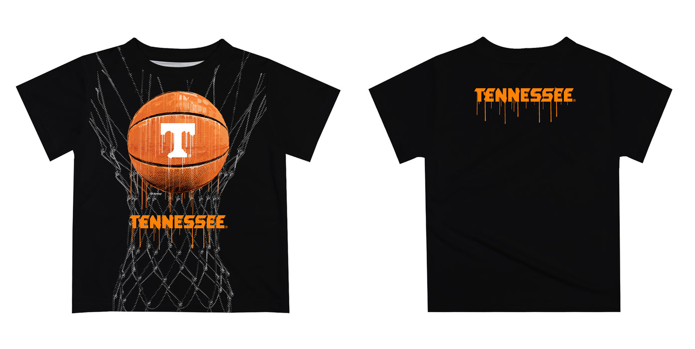 Tennessee Vols Original Dripping Basketball Orange T-Shirt by Vive La Fete - Vive La Fête - Online Apparel Store