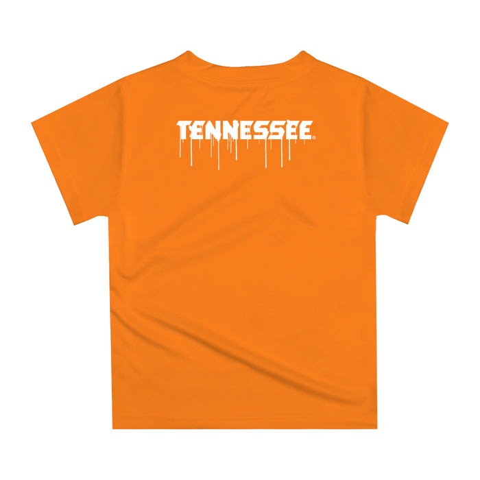 Tennessee Vols Original Dripping Basketball Orange T-Shirt by Vive La Fete - Vive La Fête - Online Apparel Store