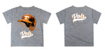 Tennessee Vols Original Dripping Baseball Helmet Orange T-Shirt by Vive La Fete - Vive La Fête - Online Apparel Store