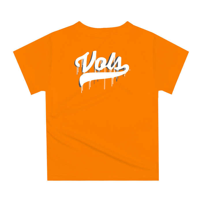 Tennessee Vols Original Dripping Baseball Helmet Orange T-Shirt by Vive La Fete - Vive La Fête - Online Apparel Store