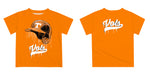 Tennessee Vols Original Dripping Baseball Helmet Orange T-Shirt by Vive La Fete - Vive La Fête - Online Apparel Store