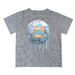 Tennessee Vols Original Dripping Soccer Heather Gray T-Shirt by Vive La Fete