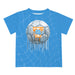 Tennessee Vols Original Dripping Soccer Blue T-Shirt by Vive La Fete