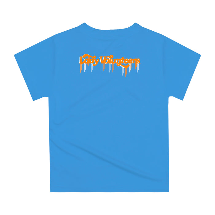 Tennessee Vols Original Dripping Soccer Blue T-Shirt by Vive La Fete - Vive La Fête - Online Apparel Store