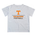 Tennessee Vols Vive La Fete Football V1 White Short Sleeve Tee Shirt