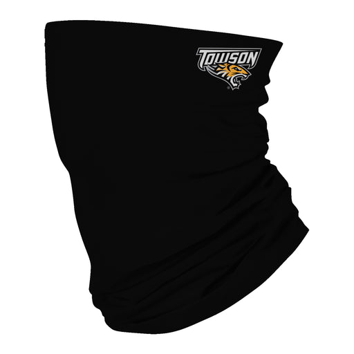 Towson University Tigers TU Vive La Fete Black Game Day Collegiate Logo Face Cover Soft  Four Way Stretch Neck Gaiter - Vive La Fête - Online Apparel Store