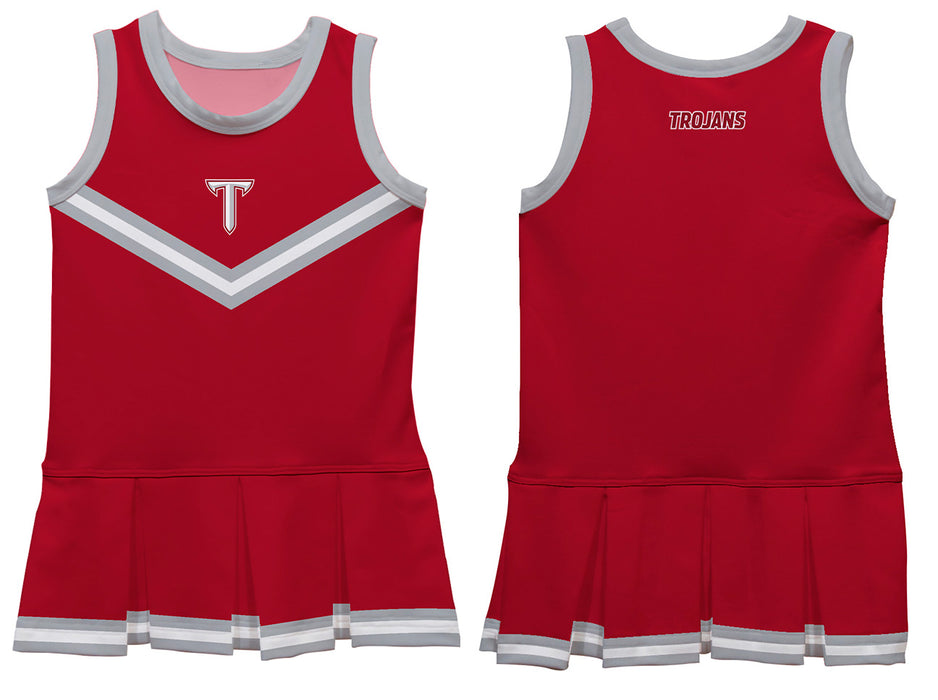 Troy Trojans Vive La Fete Game Day Maroon Sleeveless Cheerleader Dress - Vive La Fête - Online Apparel Store