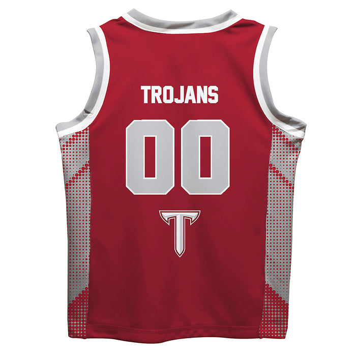 Troy Trojans Vive La Fete Game Day Maroon Boys Fashion Basketball Top - Vive La Fête - Online Apparel Store