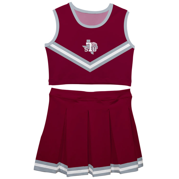 Texas Southern Tigers Vive La Fete Game Day Maroon Sleeveless Cheerleader Set