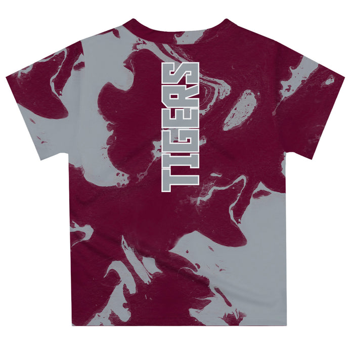 Texas Southern University Tigers Vive La Fete Marble Boys Game Day Maroon Short Sleeve Tee - Vive La Fête - Online Apparel Store