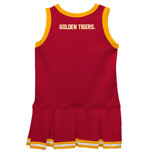 Tuskegee University Golden Tigers Vive La Fete Game Day Crimson Sleeveless Youth Cheerleader Dress - Vive La Fête - Online Apparel Store