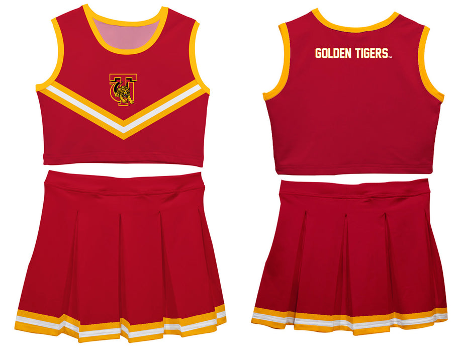 Tuskegee University Golden Tigers Vive La Fete Game Day Crimson Sleeveless Chearleader Set - Vive La Fête - Online Apparel Store