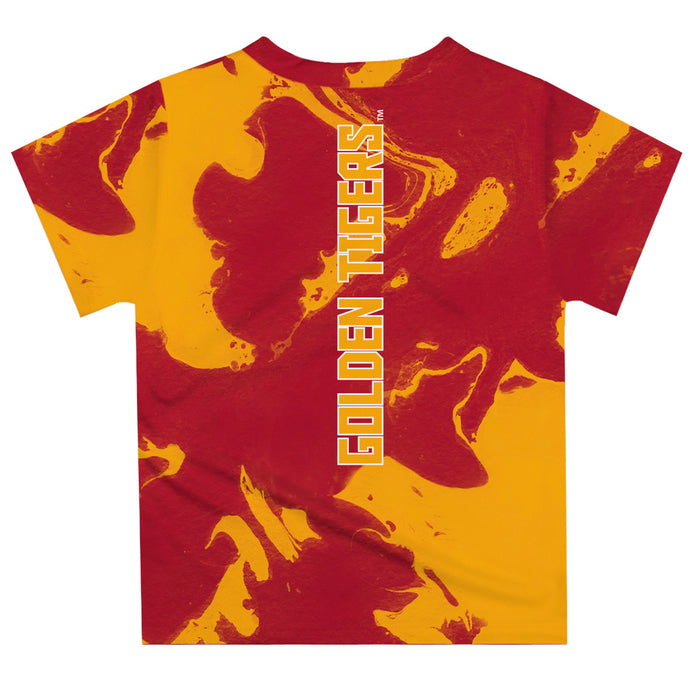 Tuskegee University Golden Tigers Vive La Fete Marble Boys Game Day Crimson Short Sleeve Tee - Vive La Fête - Online Apparel Store