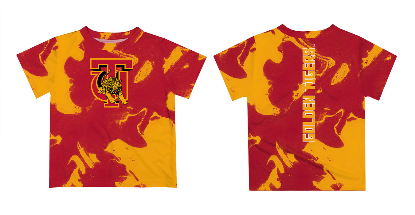 Tuskegee University Golden Tigers Vive La Fete Marble Boys Game Day Crimson Short Sleeve Tee - Vive La Fête - Online Apparel Store