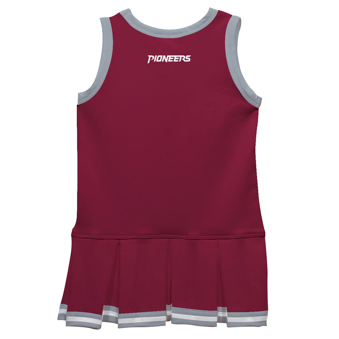 Texas Womans Pioneers Vive La Fete Game Day Maroon Sleeveless Cheerleader Dress - Vive La Fête - Online Apparel Store