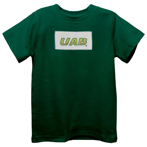 UAB Blazers Girls Youth A-Line T-Shirt - Green