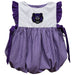 University of Central Arkansas Bears UCA Embroidered Purple Gingham Girls Bubble