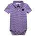 University of Central Arkansas Bears UCA Embroidered Purple Stripes Stripe Knit Polo Onesie