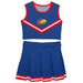 Kansas Jayhawks Vive La Fete Game Day Blue Sleeveless Chearleader Set