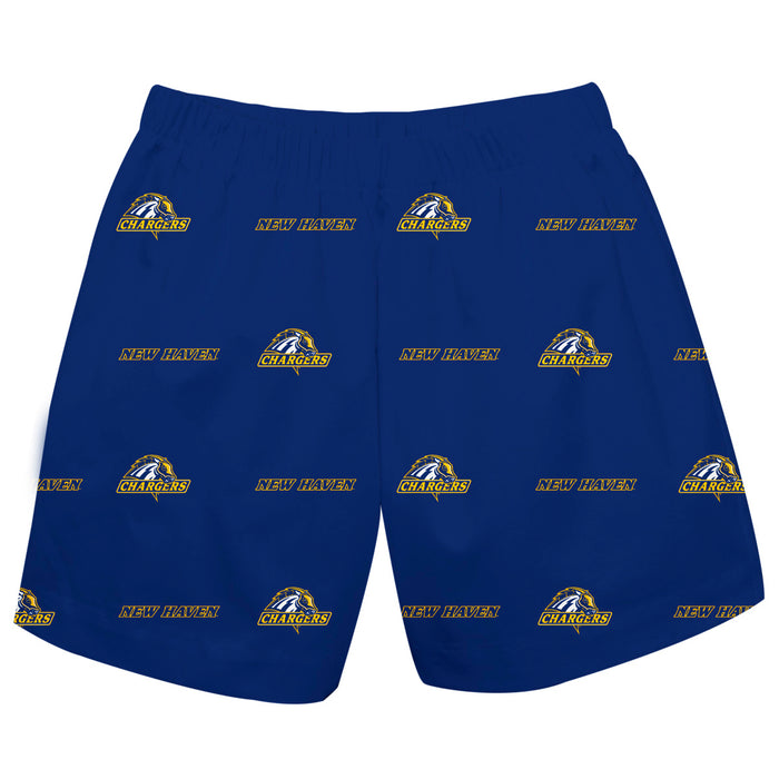 New Haven Chargers Vive La Fete Logo on Thigh & Waistband Blue