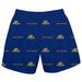 New Haven Chargers Vive La Fete Boys Game Day All Over Logo Elastic Waist Classic Play Blue Pull On Short