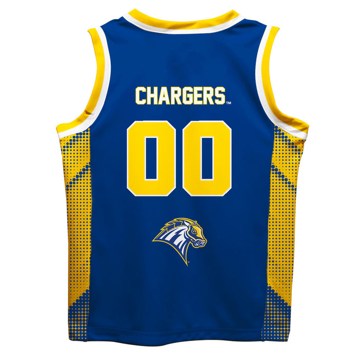 University of New Haven Chargers Vive La Fete Game Day Blue Boys Fashion Basketball Top - Vive La Fête - Online Apparel Store