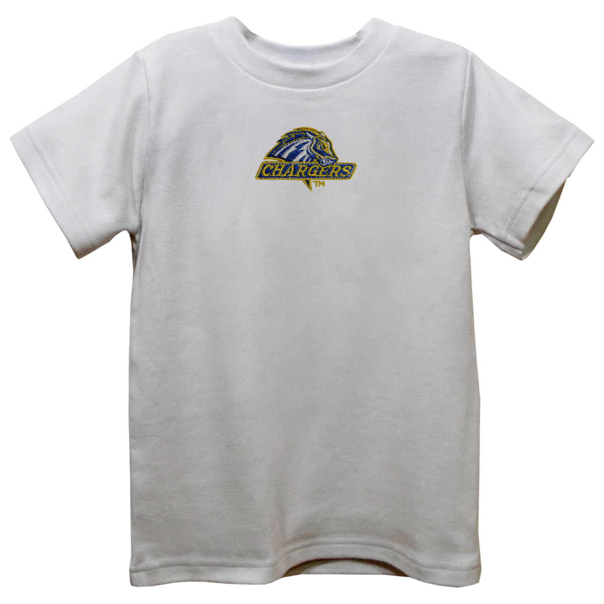 University of New Haven Chargers Embroidered White Short Sleeve Boys T —  Vive La Fête - Online Apparel Store