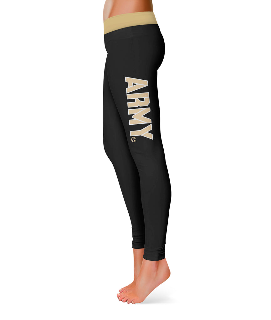 Army Gold Waist Women's Black Leggings — Vive La Fête - Online Apparel Store