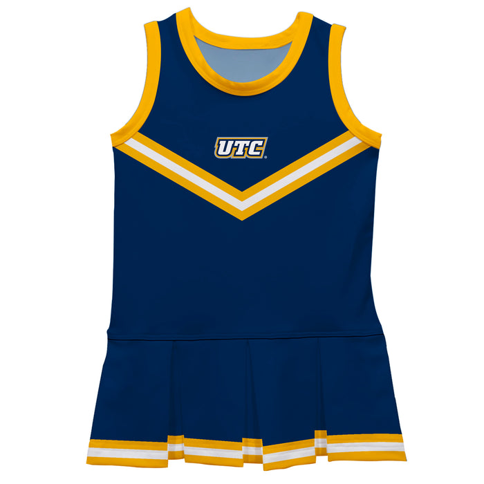 Tennessee Chattanooga Mocs Vive La Fete Game Day Blue Sleeveless Cheerleader Dress
